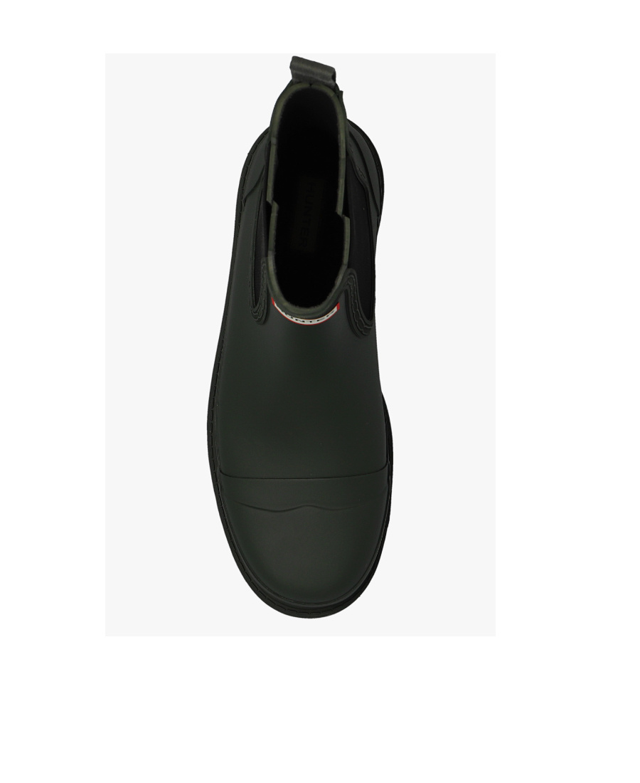 Hunter Logo Short Boots In Black