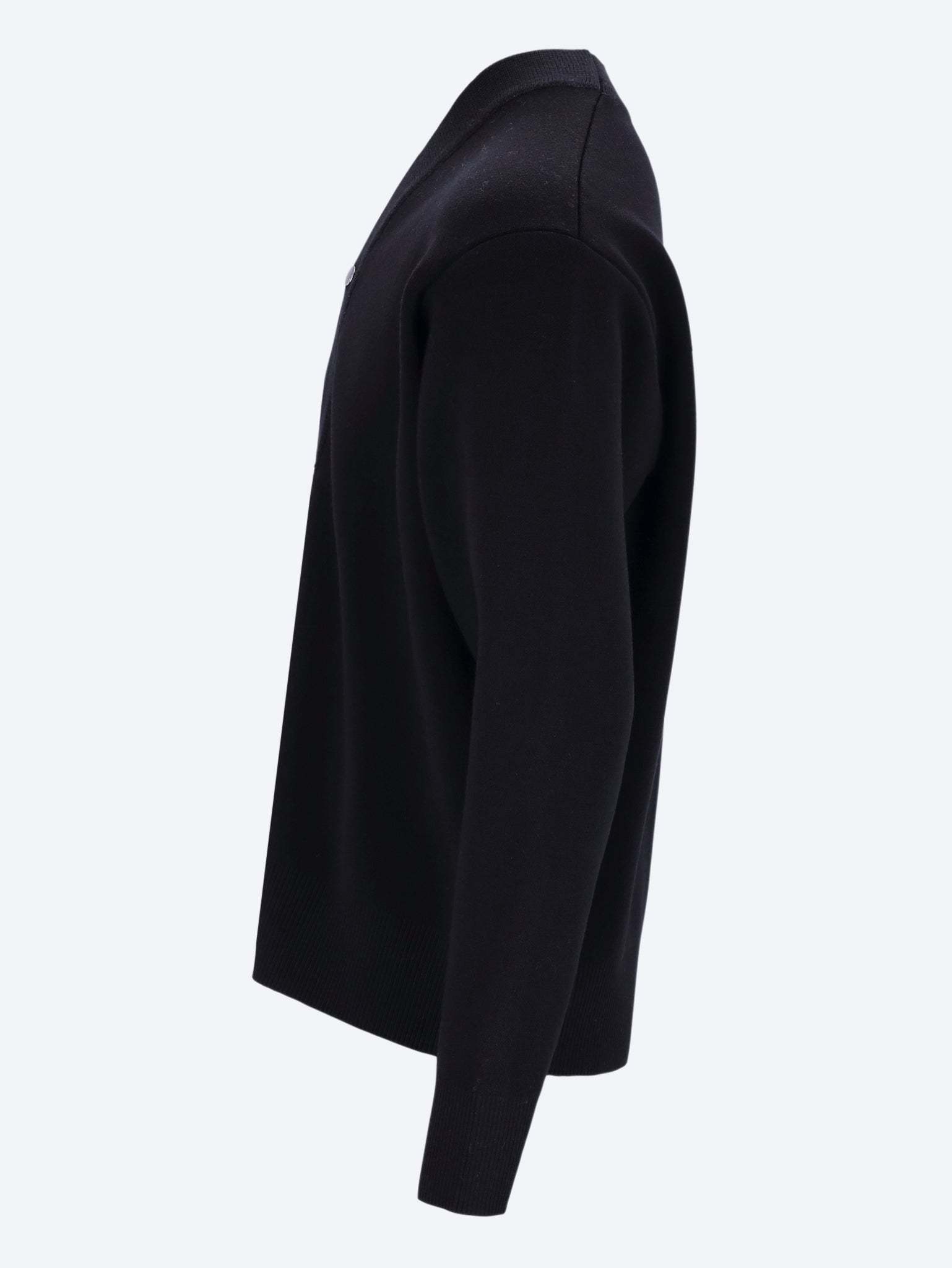 Jacquemus Men's Cardigan Boutonne In Black