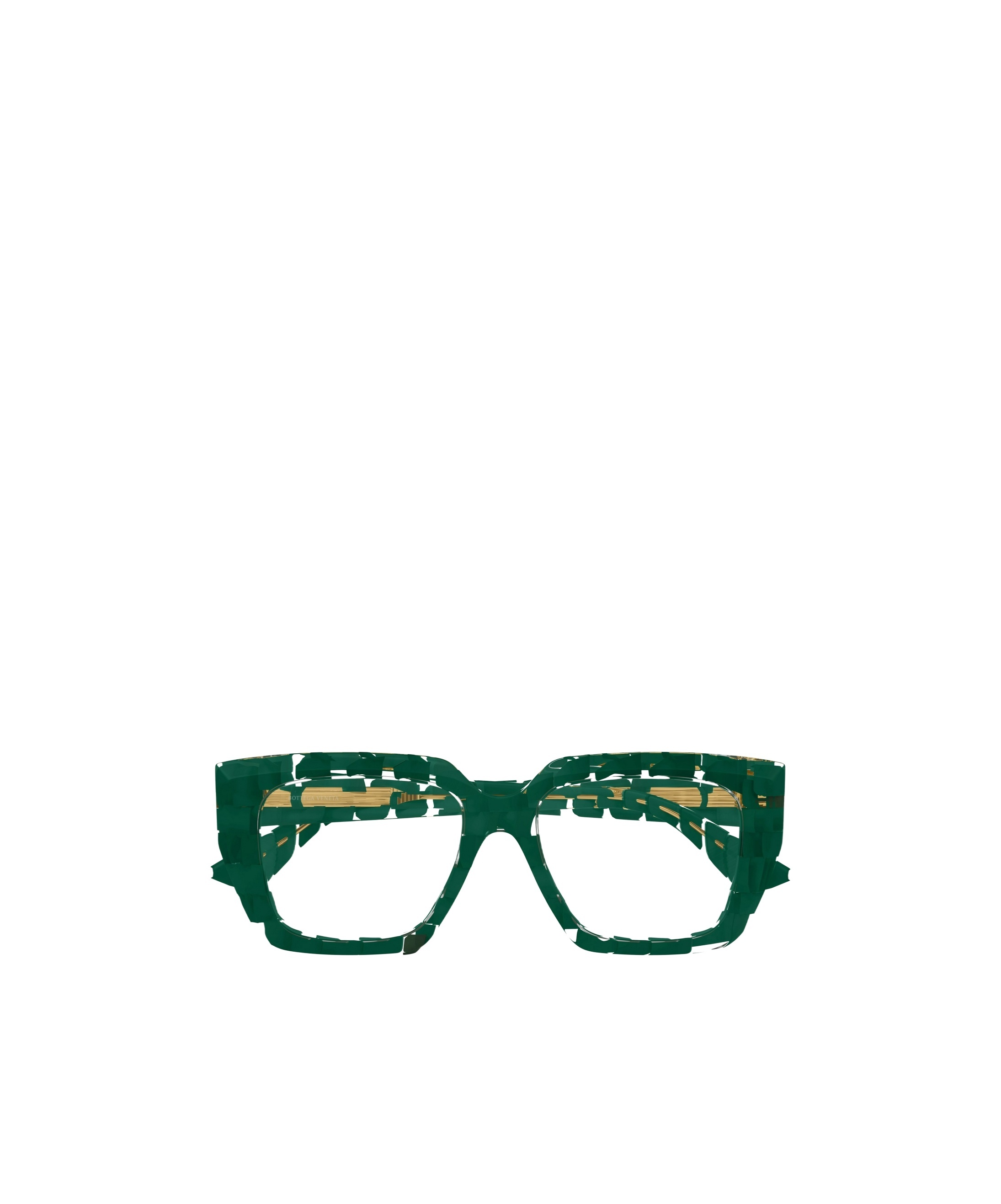 Bottega Veneta Rectangular Flat Mirror In Green