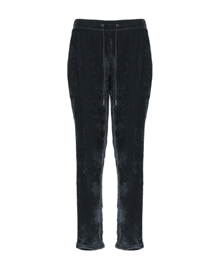 Fabiana Filippi Lace-up Casual Pants In Black