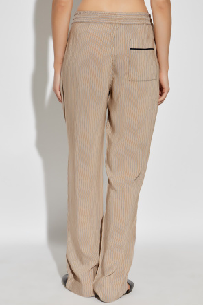 VICTORIA BECKHAM PLEAT-DETAIL PYJAMA TROUSERS