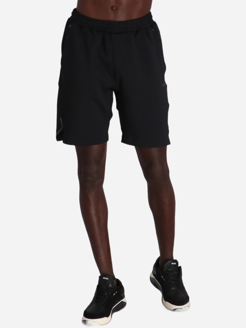 Hugo Boss Shorts Mit Elastischem Bund In Black