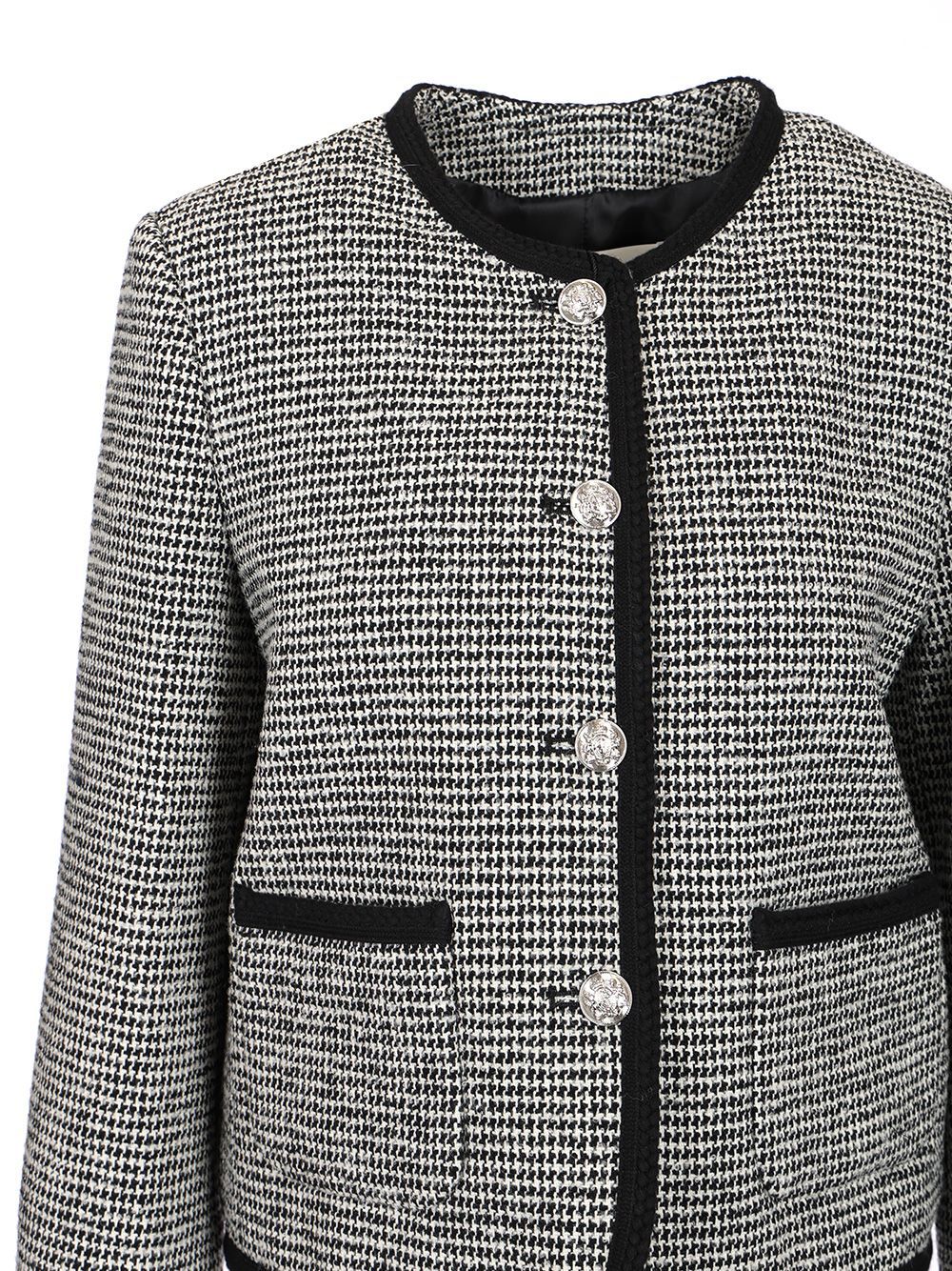 Dunst Boucle Tweed Jacket Jackets Grey