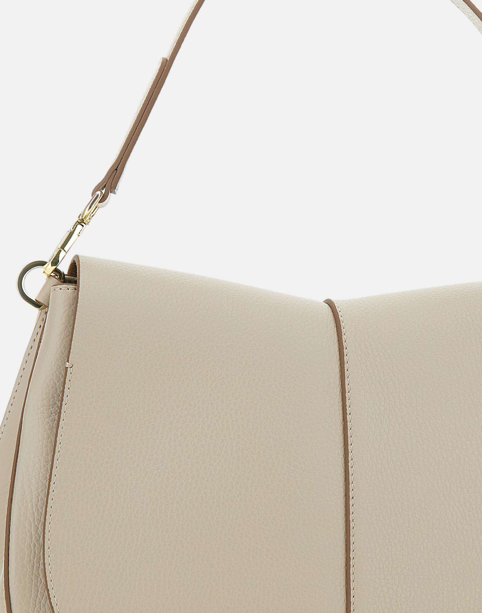Gianni Chiarini Helena Round Shoulder Bag In White