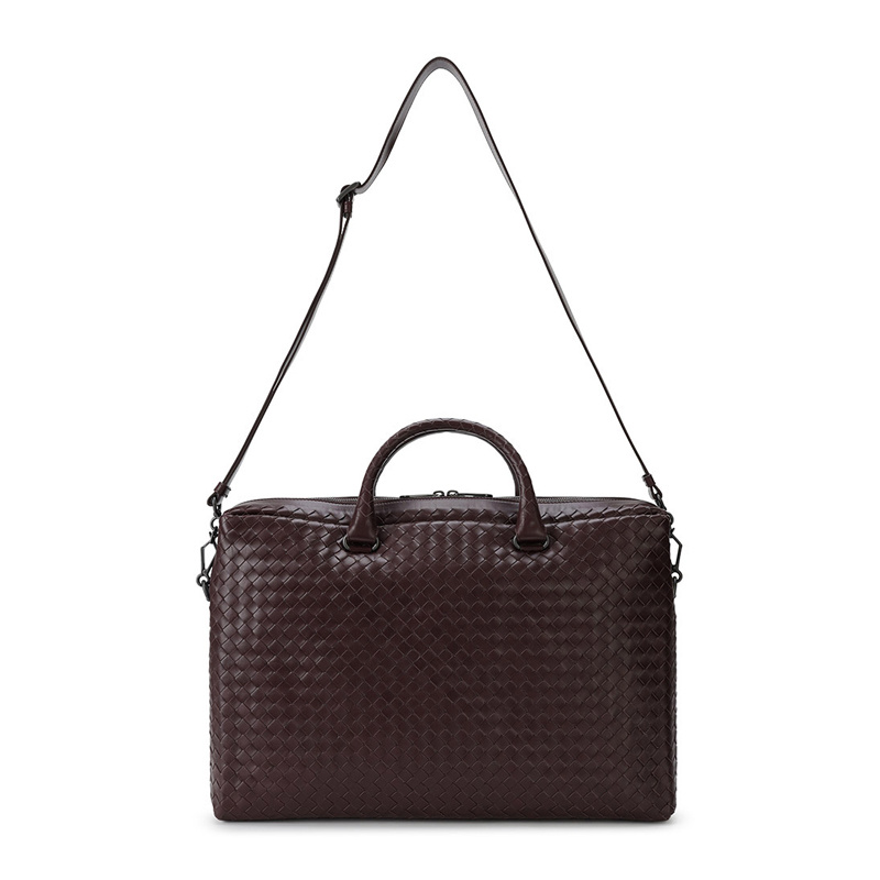 Bottega Veneta Logo Handbag In Red
