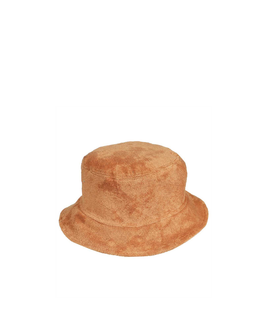 Barrow Logo-patch Brushed Bucket Hat In Nude