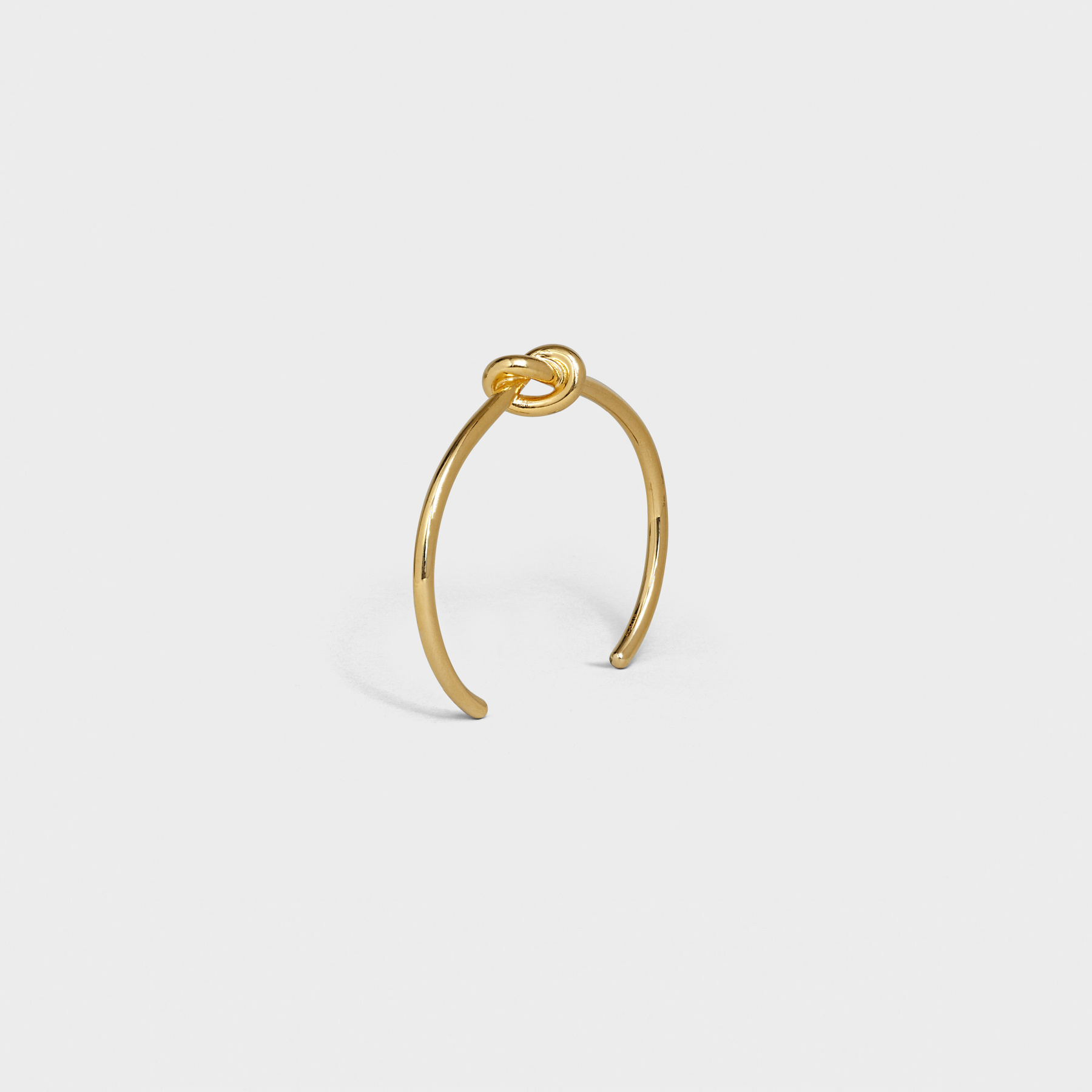 Celine Knot Ultra-thin Bracelet In Yellow