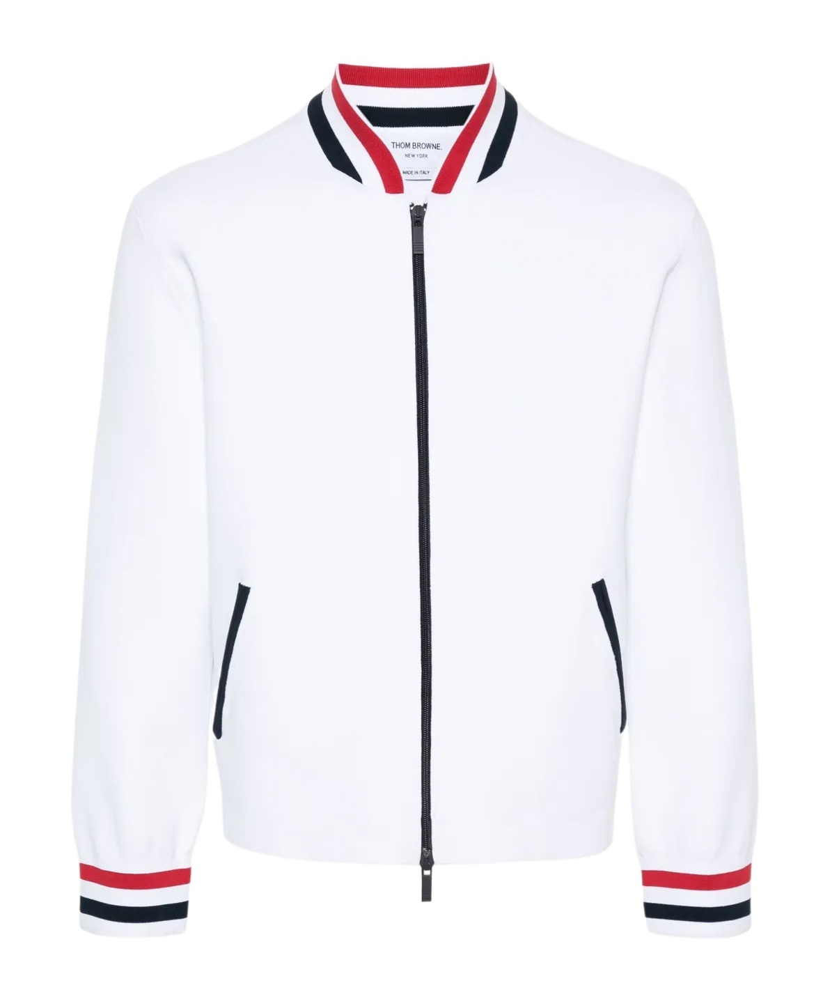 Thom Browne Bomber Jacket In White