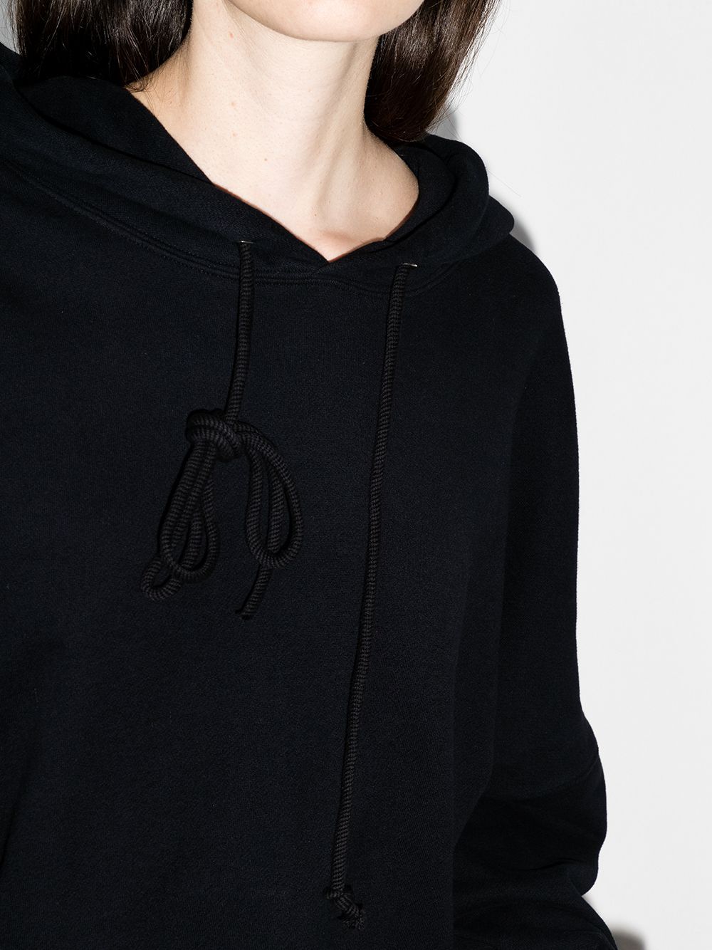 We11 Done Logo Print Hoodie In Black