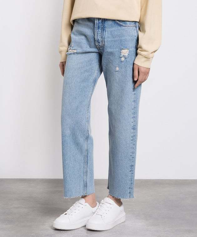 ANINE BING ANINE BING GAVIN MID-RISE BOYFRIEND JEANS