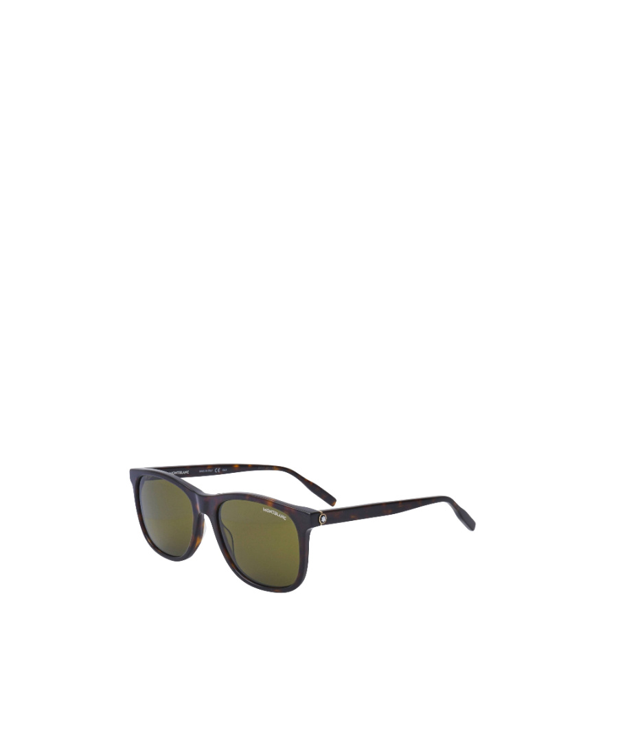 Montblanc Square Sunglasses In Green
