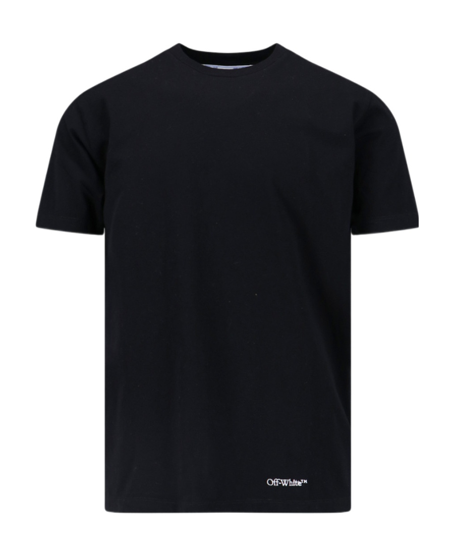 Off-white Scribble Diag Printed T-shirt In Black