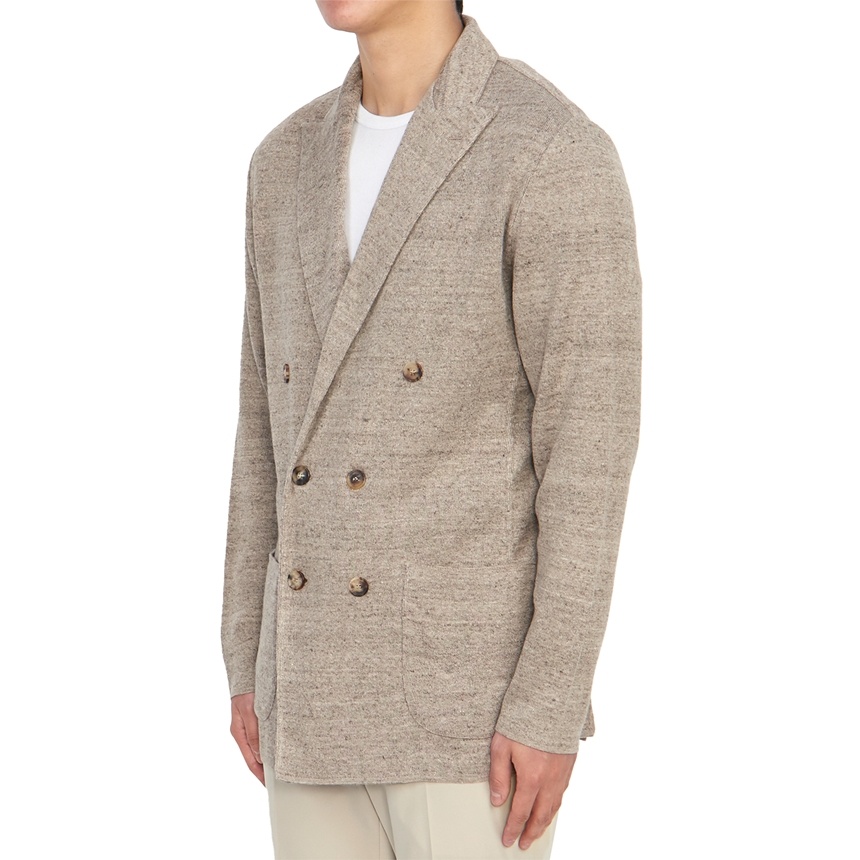 Lardini Long-sleeved Sweater In Nude