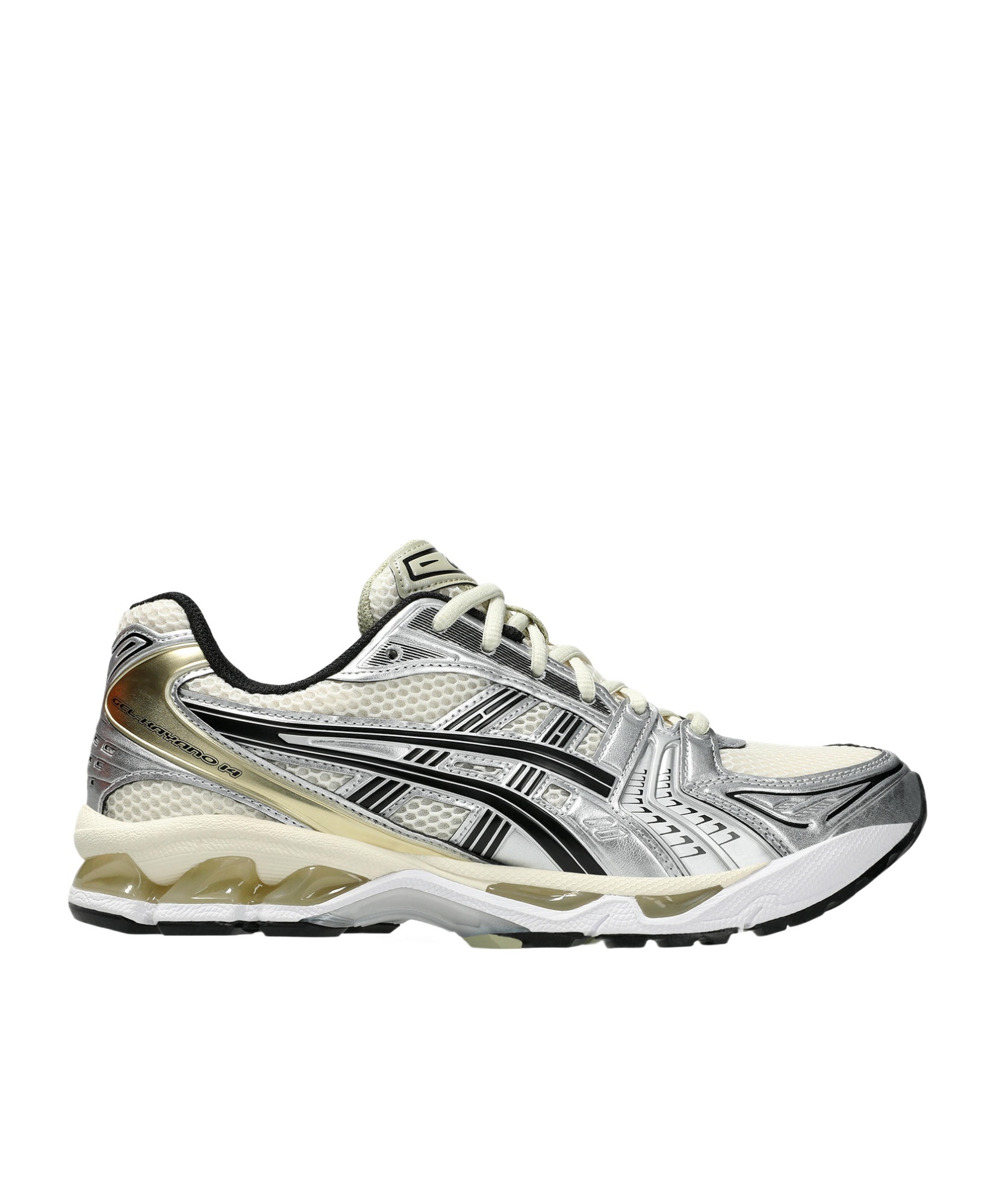 Asics Leather Chunky Sneakers Cage Design In Gray