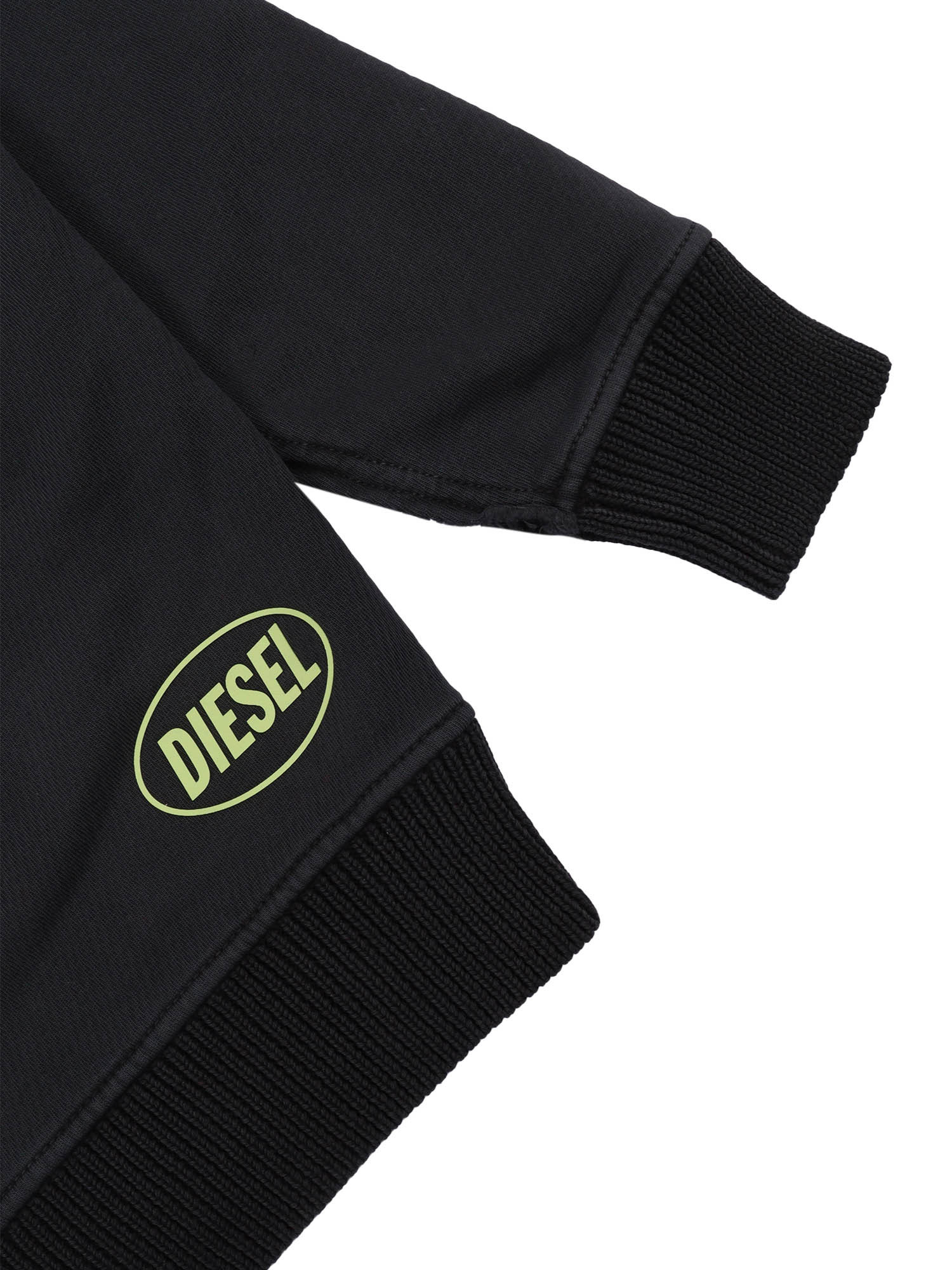 Diesel Logo-print Sweater In Black