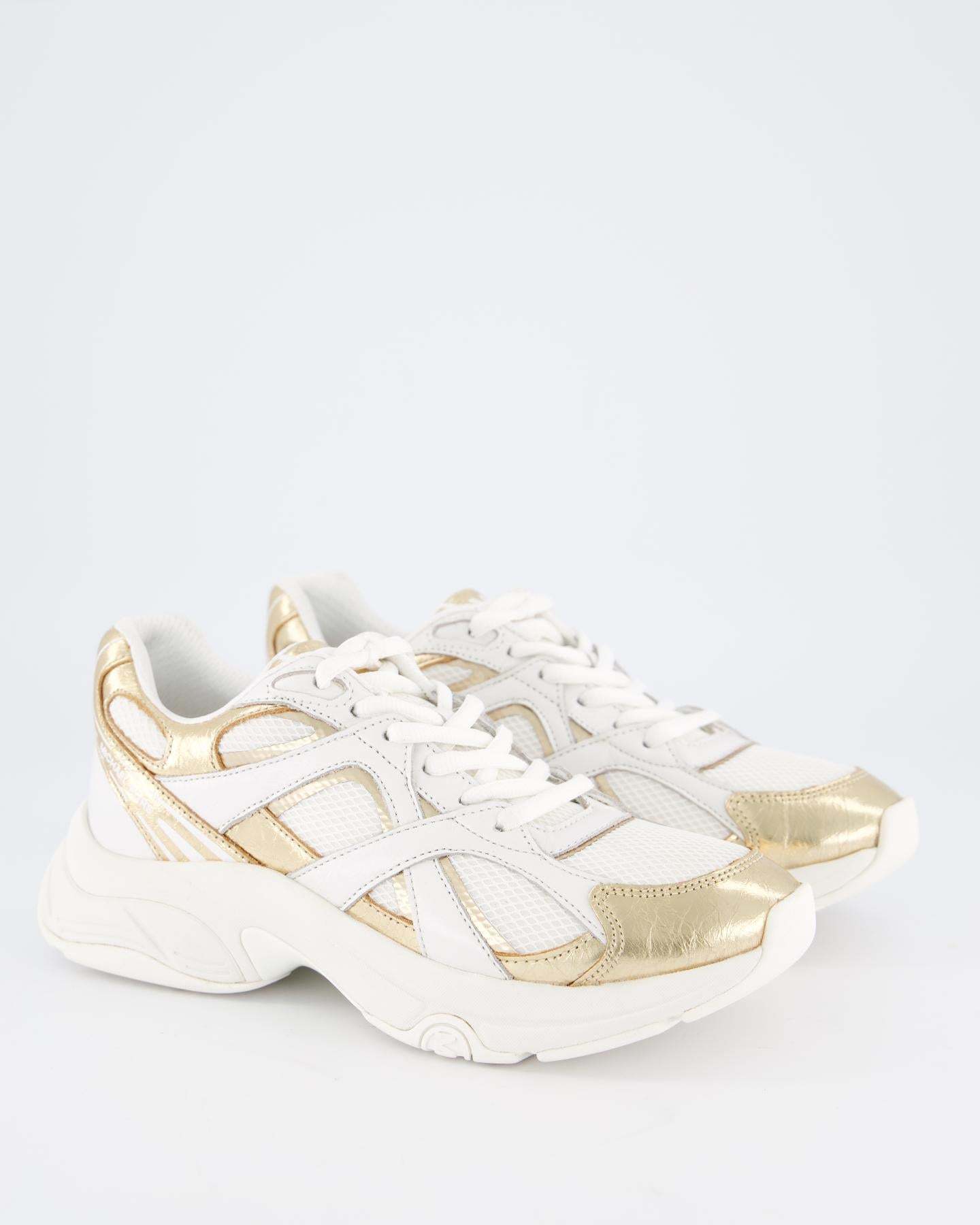 Michael Kors Round Head Low-cut Sneakers In White