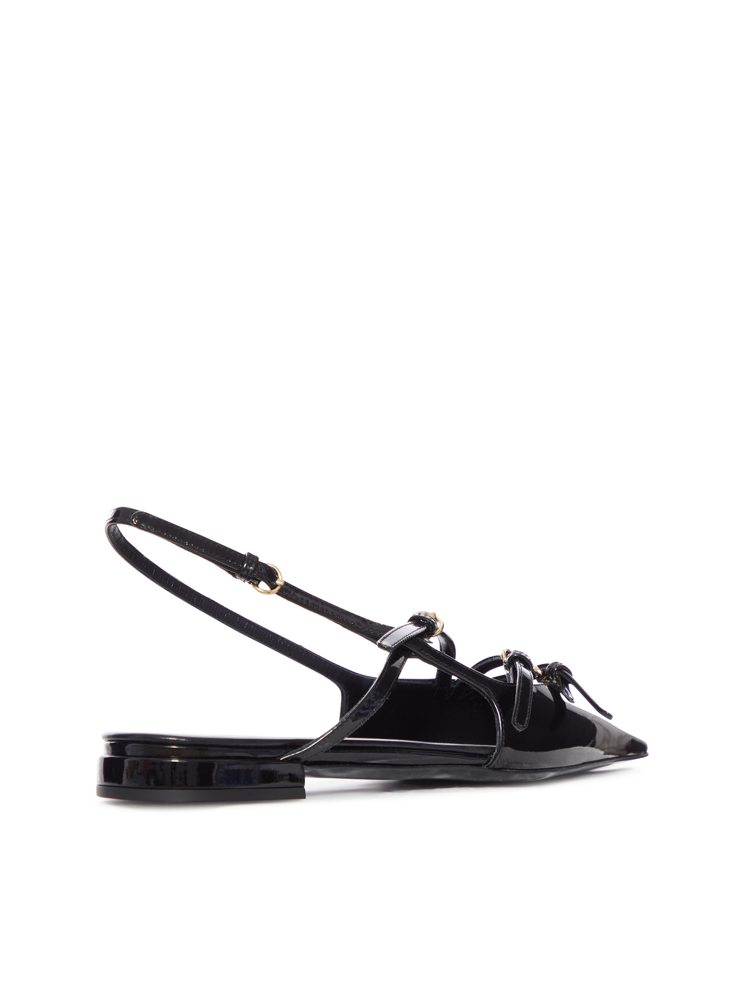 Miu Miu Pointed Toe Flat Sandals