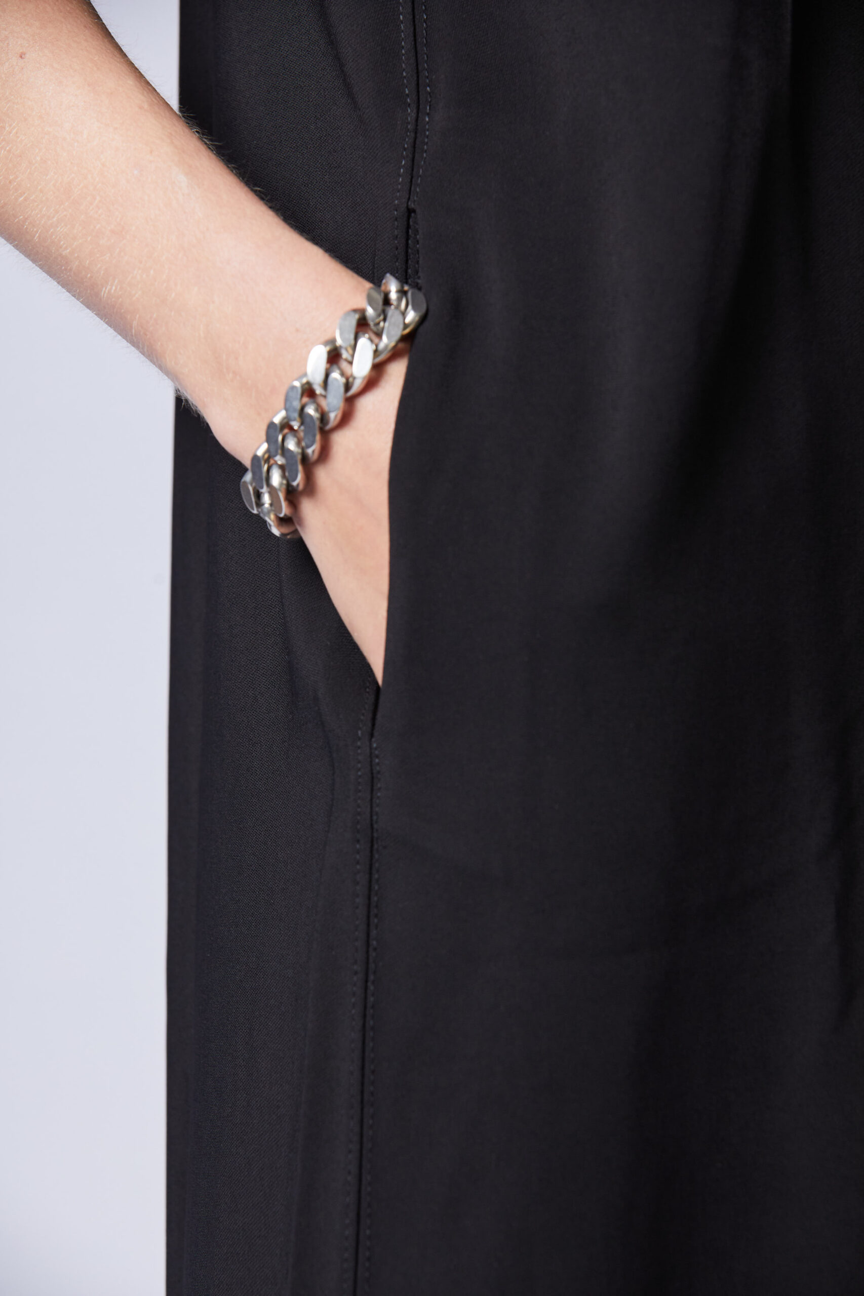 Thom Krom Crepe Shift Midi Dress In Black
