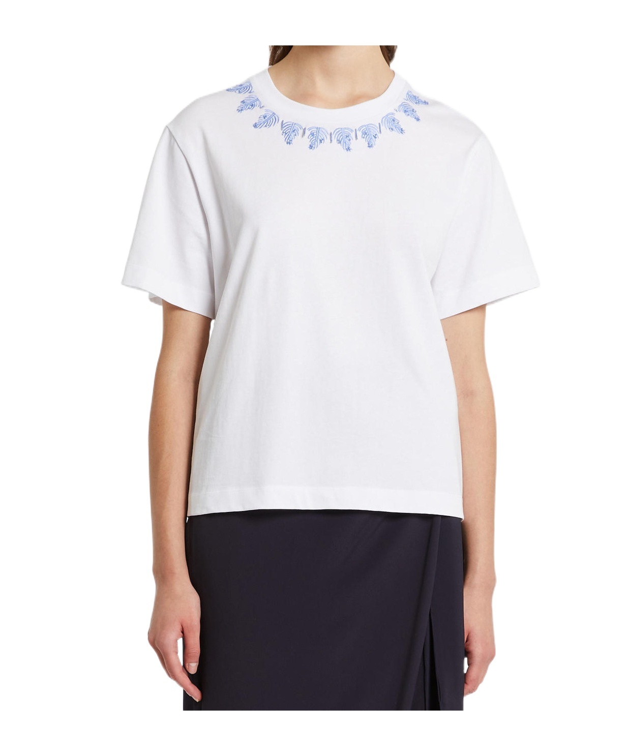 Shop Marella Short Sleeve T-shirt In White