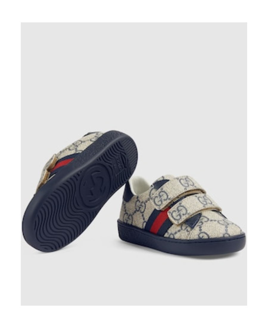 Gucci Ace Kleinkinder-sneaker In Black
