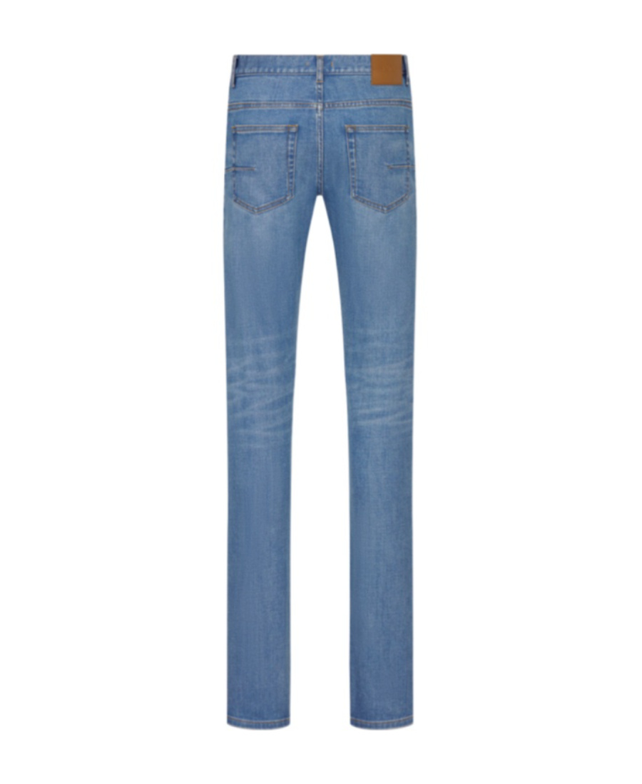 Dior Button Bag Jeans In Blue