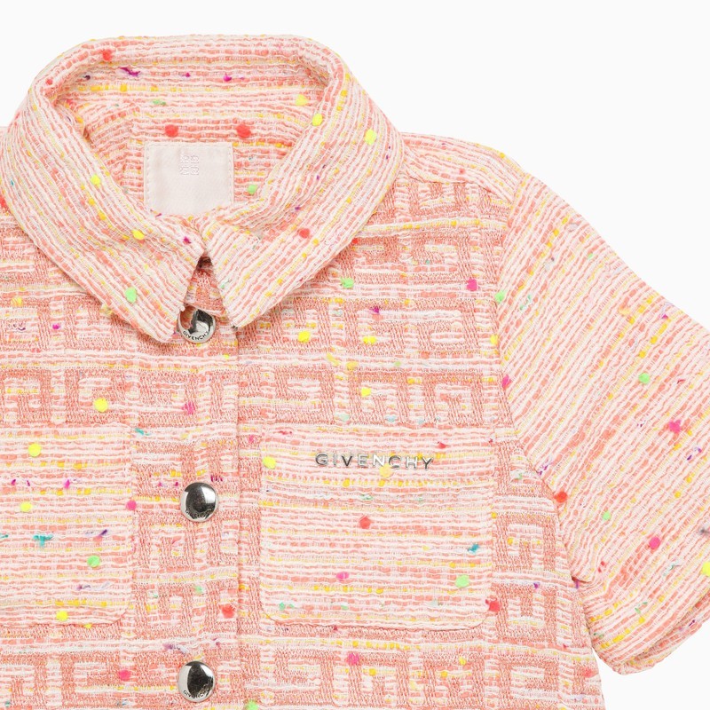Givenchy Pink Multicoloured Cotton Blend Shirt In Pink