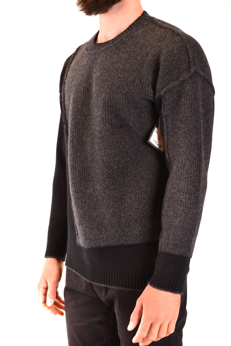 Isabel Benenato Long-sleeved Sweater In Black