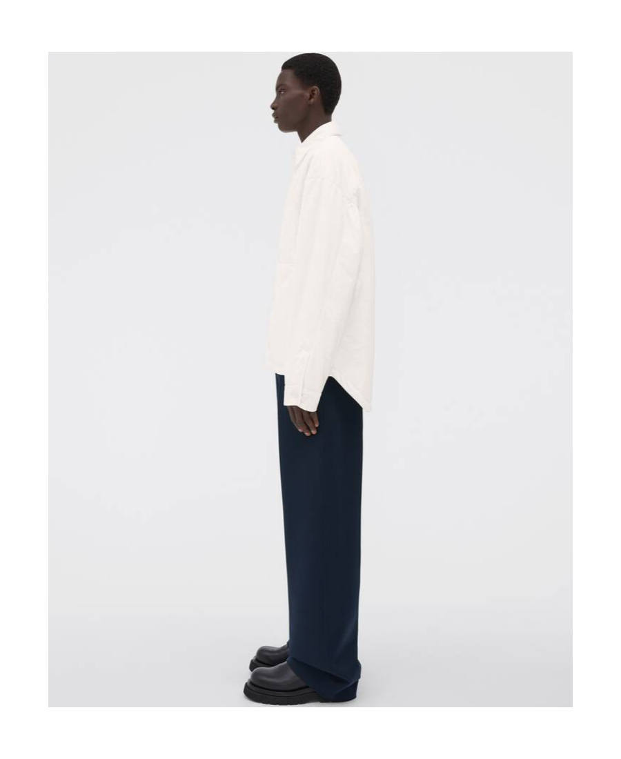 Bottega Veneta Logo Padded Casual Jacket In White