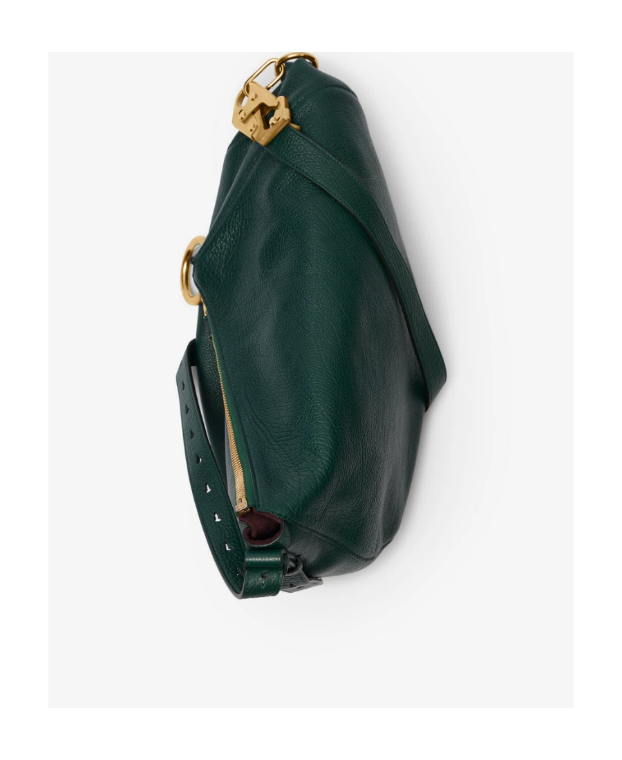 Burberry Medium Knight Shoulder Bag In Green
