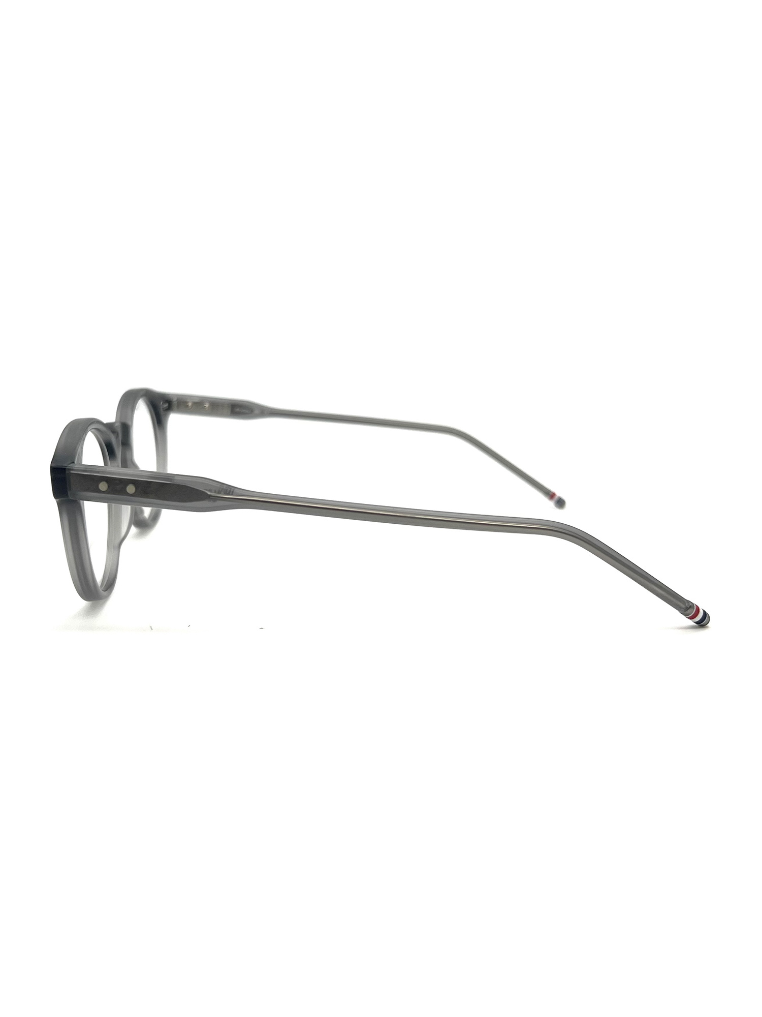 Thom Browne Full Frame Plain Mirror In Gray