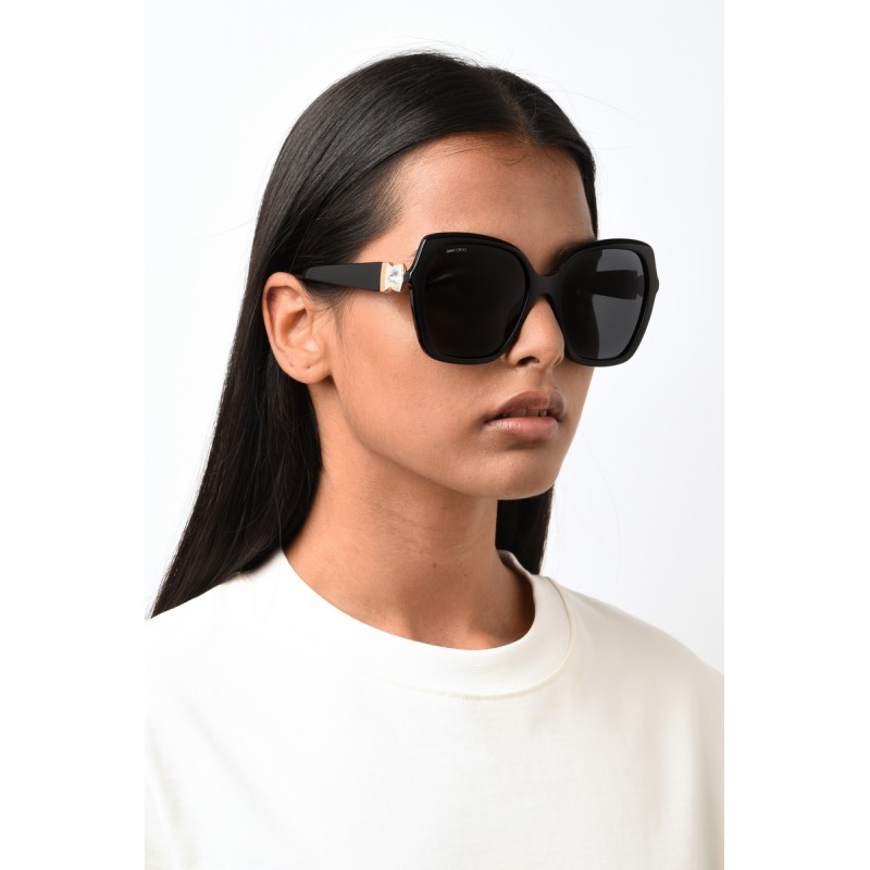 Jimmy Choo Eyewear Square Frame Sunglasses In Black