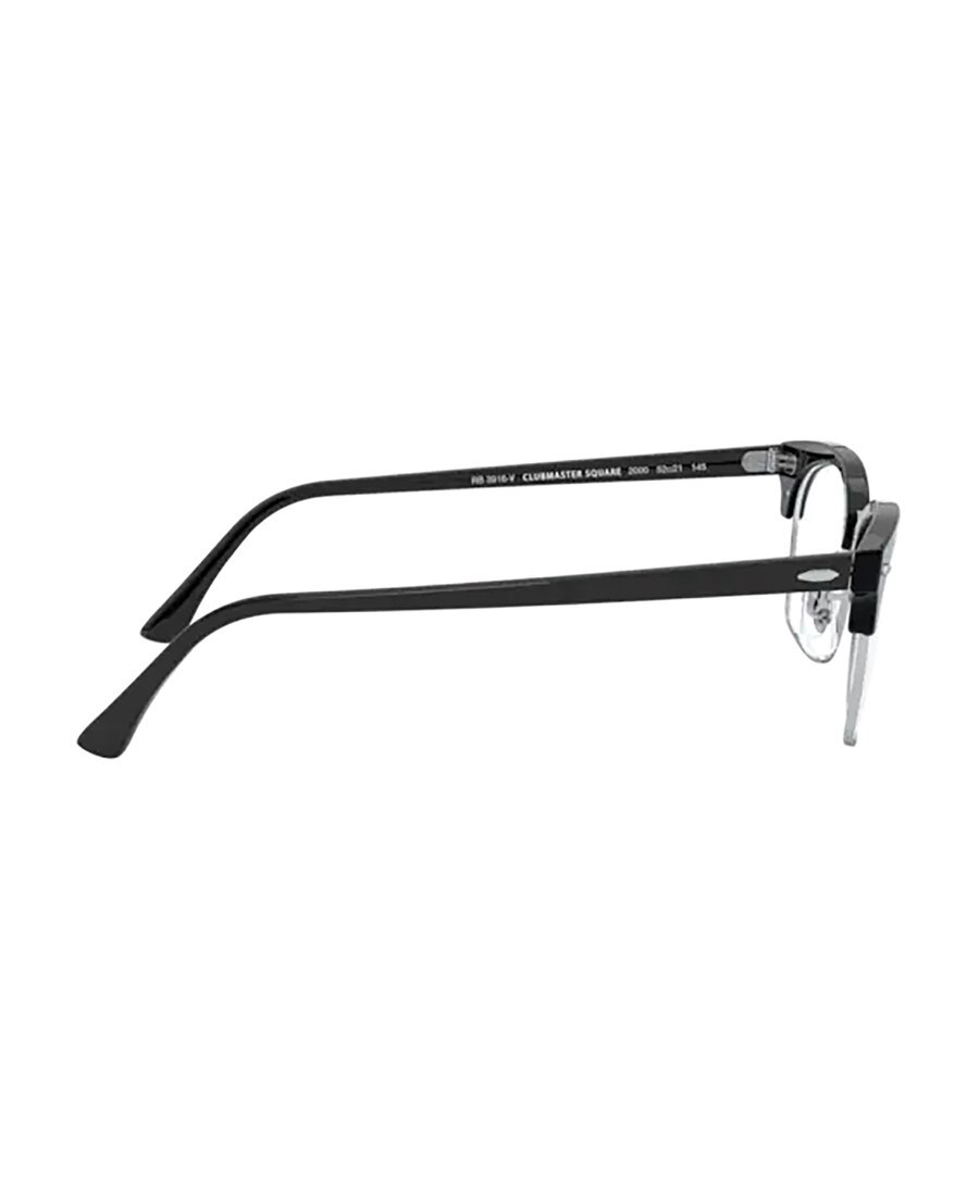Ray Ban Ray-ban Clubmaster Square Optics Glasses In Black