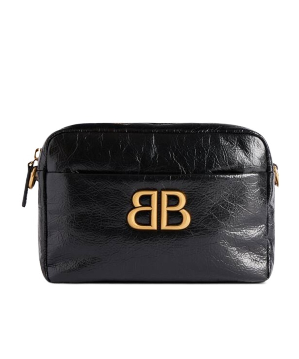 Balenciaga Monaco Camera Bag In Black