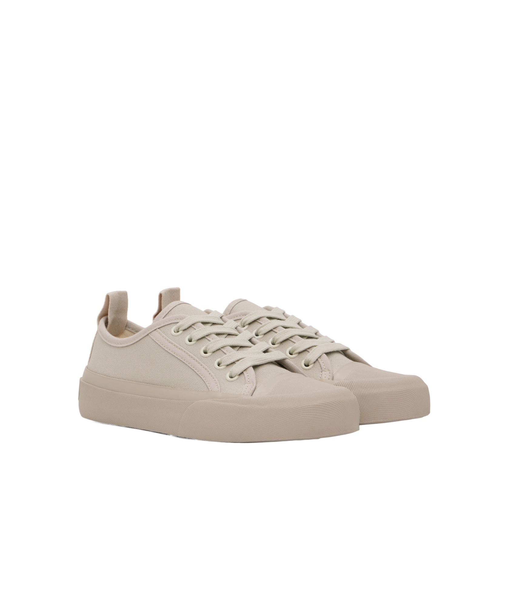 Studio Nicholson Beige Byrd Canvas Sneakers In Nude