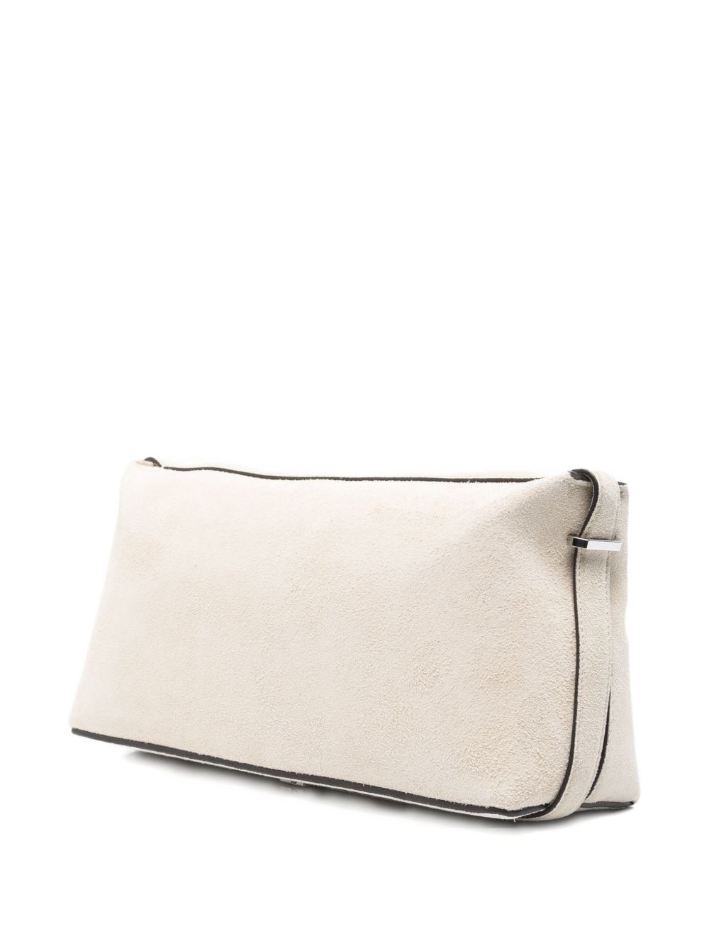 Totême Zipper Clutch In Silver
