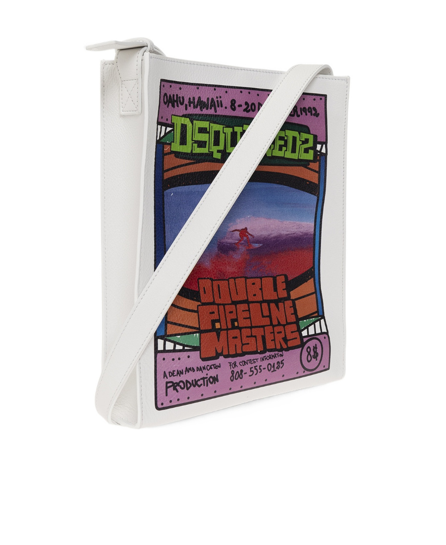 Dsquared2 Logo Strap Satchel In Multicolor