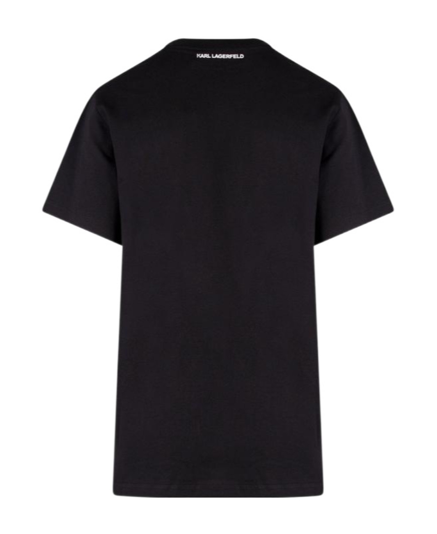 Karl Lagerfeld Hero Ikonik Karl T-shirt In Black
