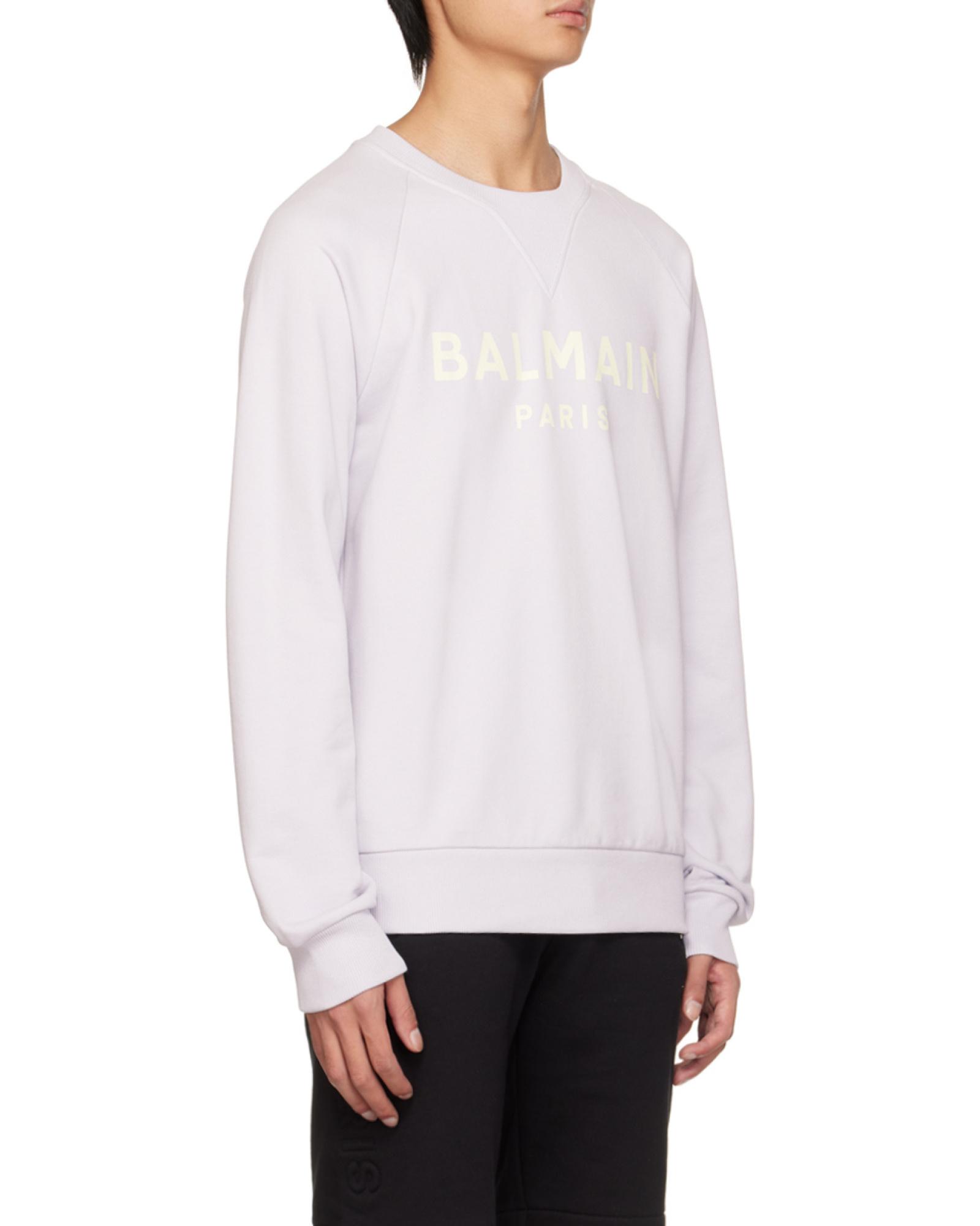 Balmain Cotton Printed  Logo Sweatshirt