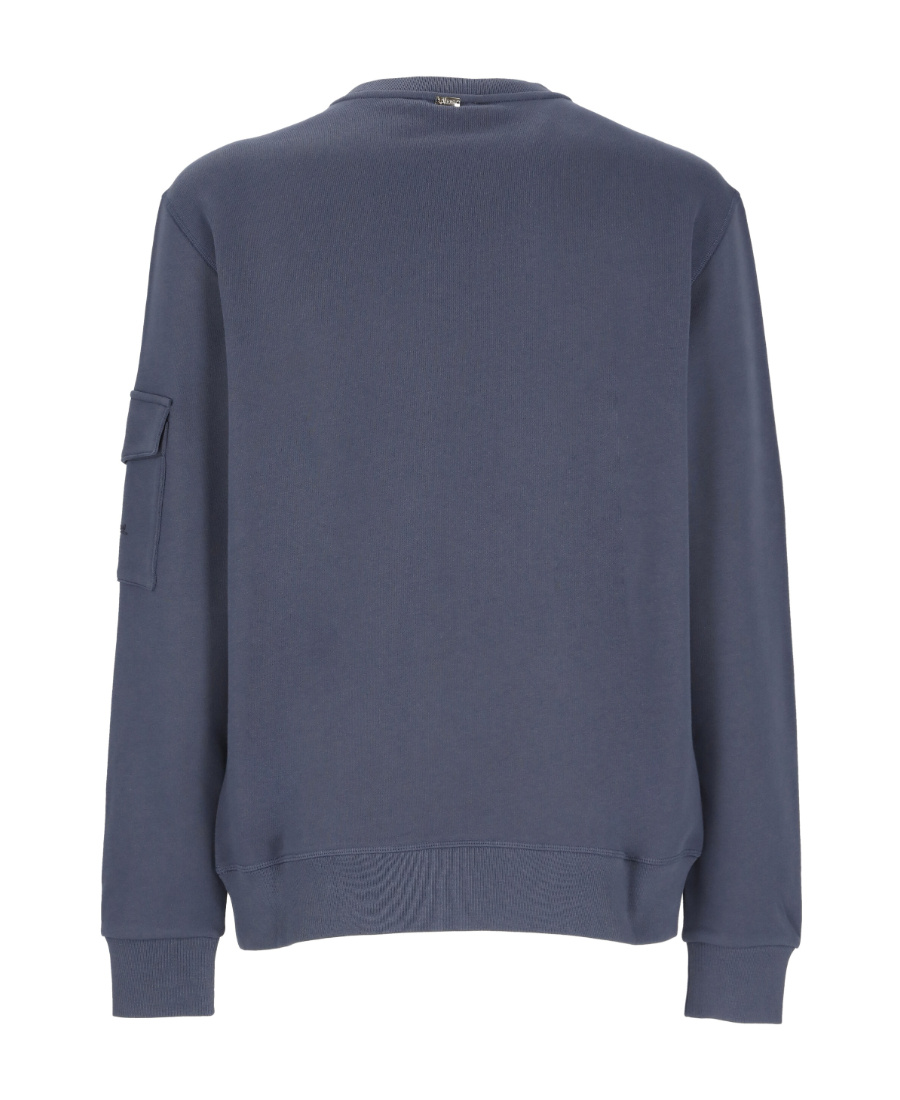 Herno Flap-pocket Detail Sweatshirt In Gray