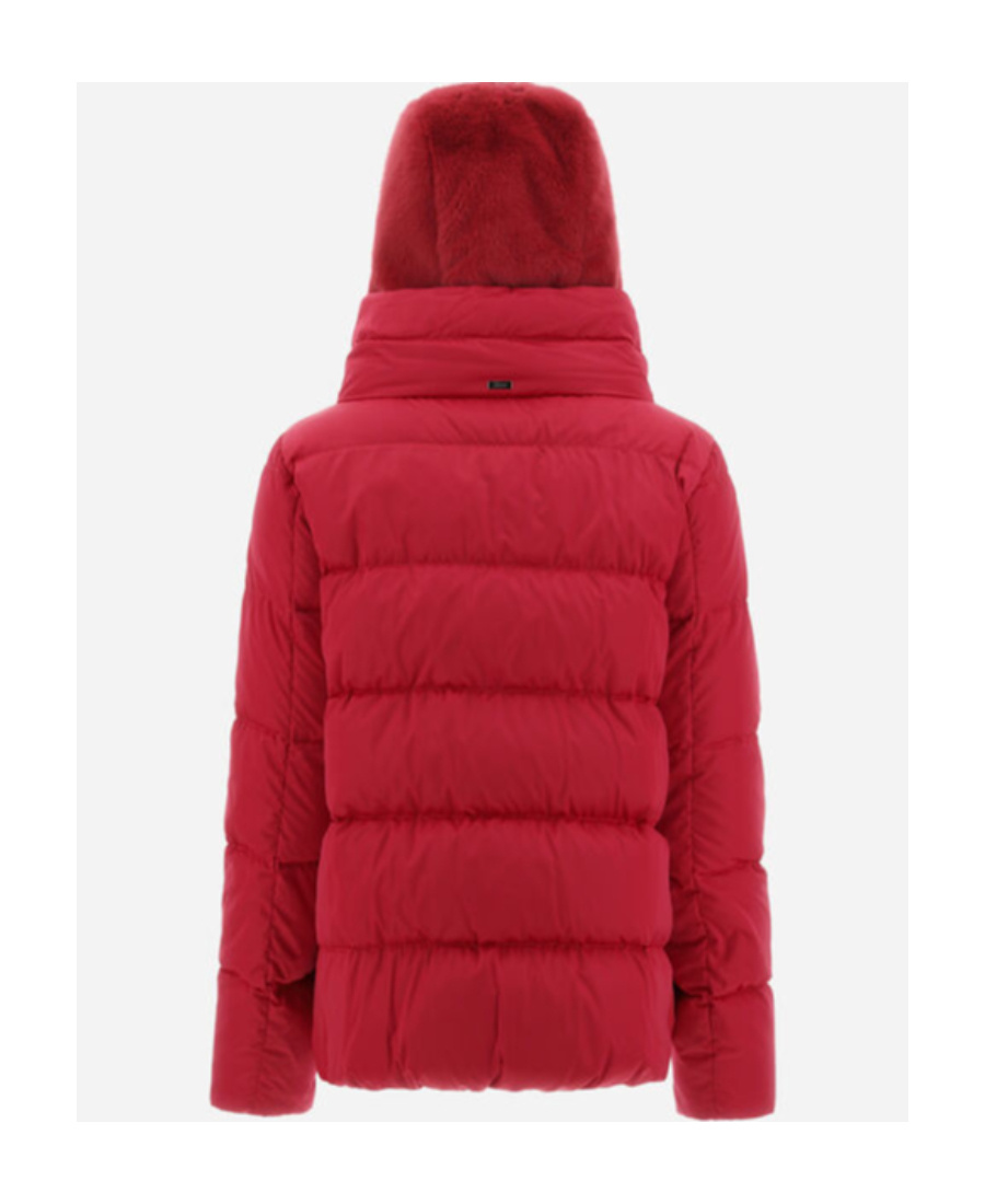 Herno Hooded Padded Jacket In Red