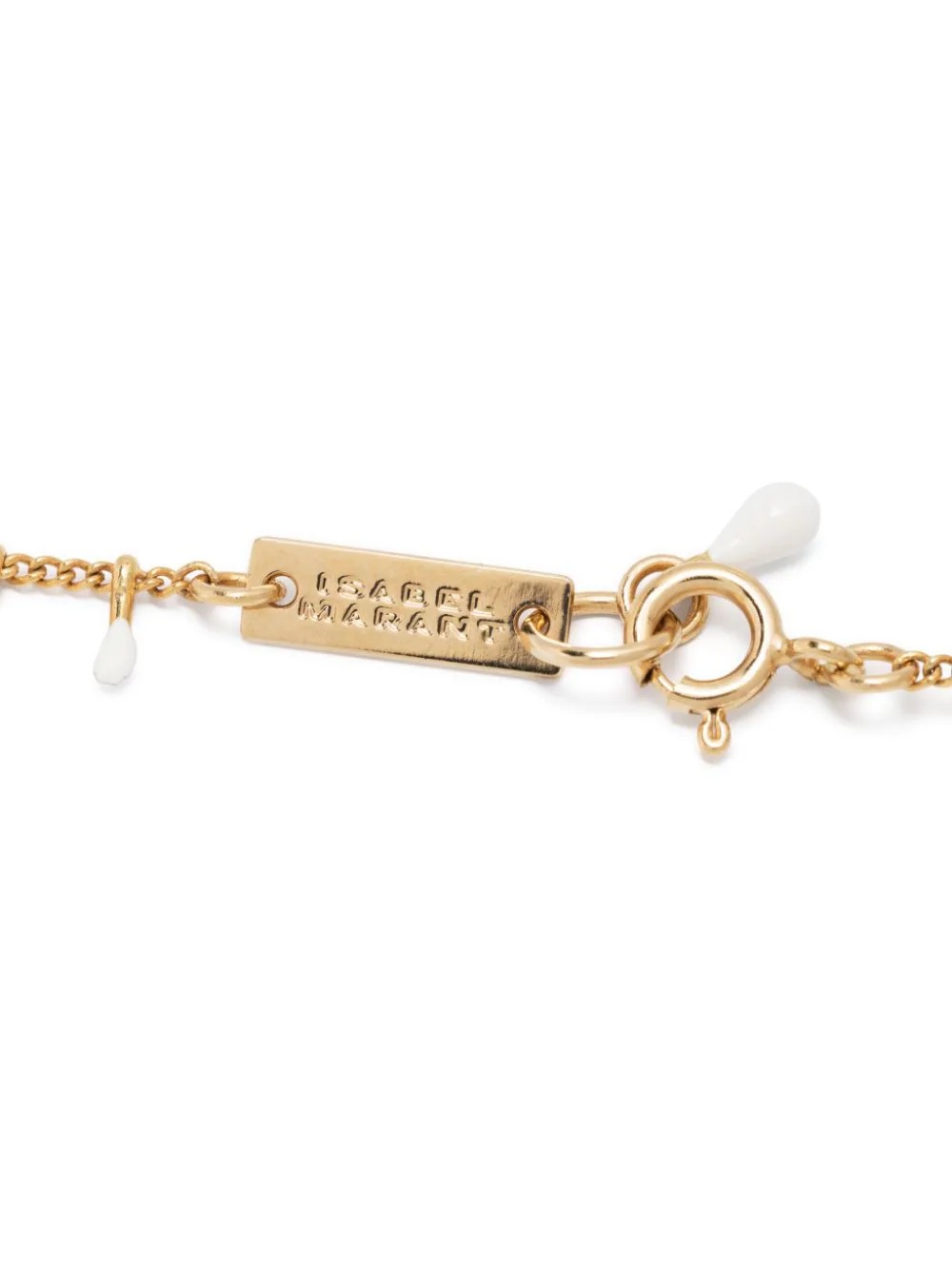 Isabel Marant Casablanca Beaded Necklace In White