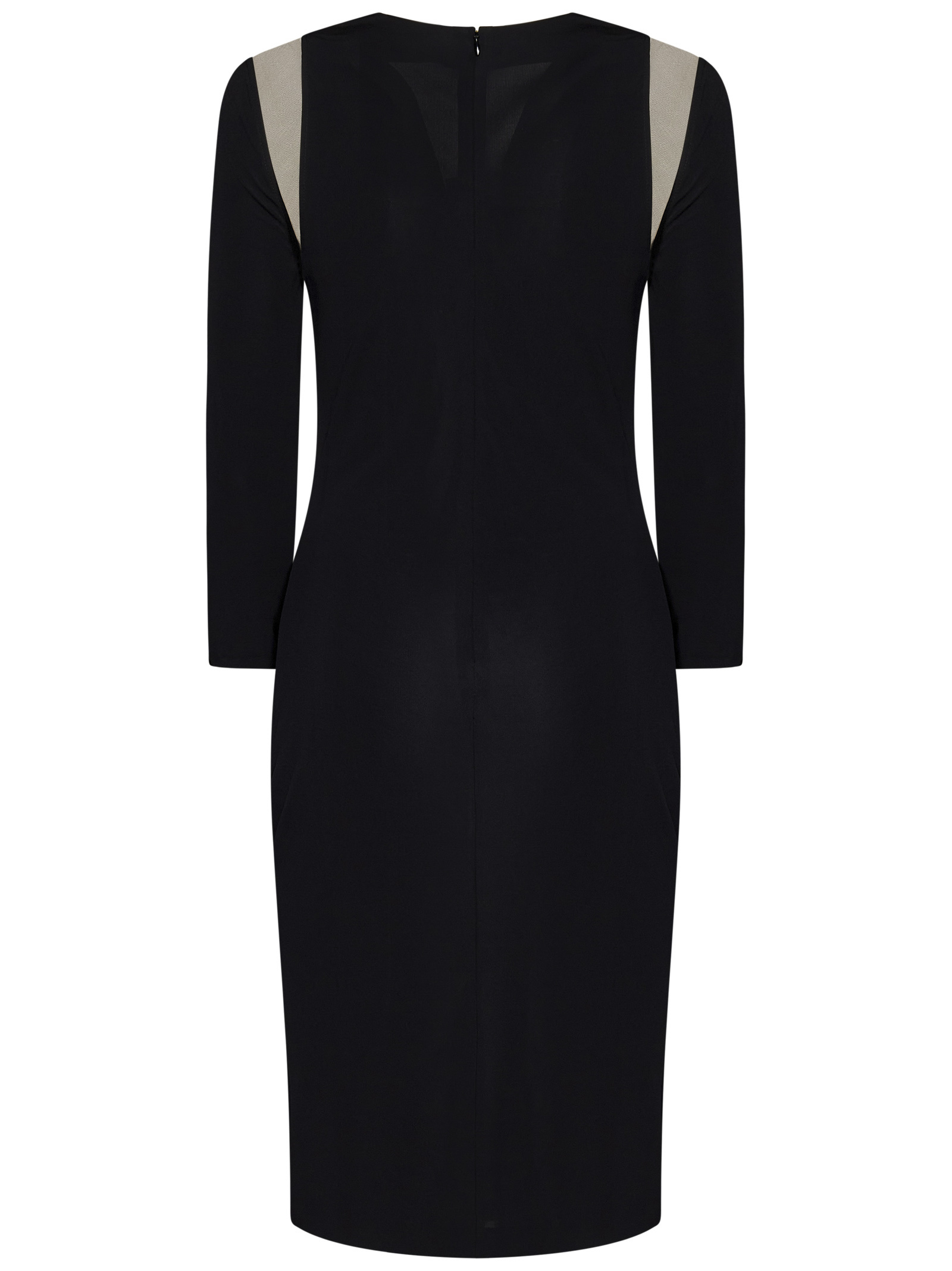 Dsquared2 V Neckline Short Viscose Dress In Black