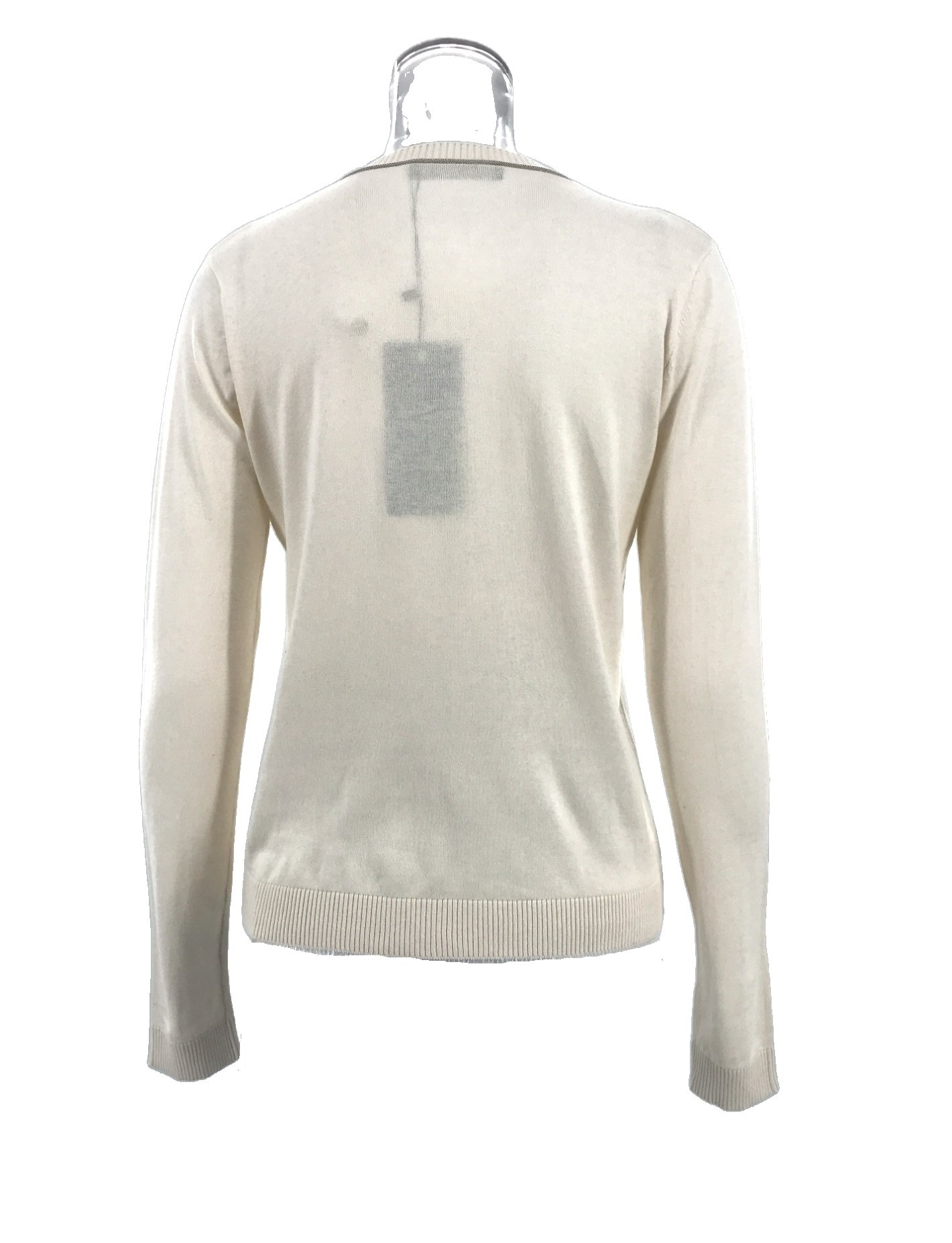 Weekend Max Mara Long-sleeved Knitted Cardigan In White