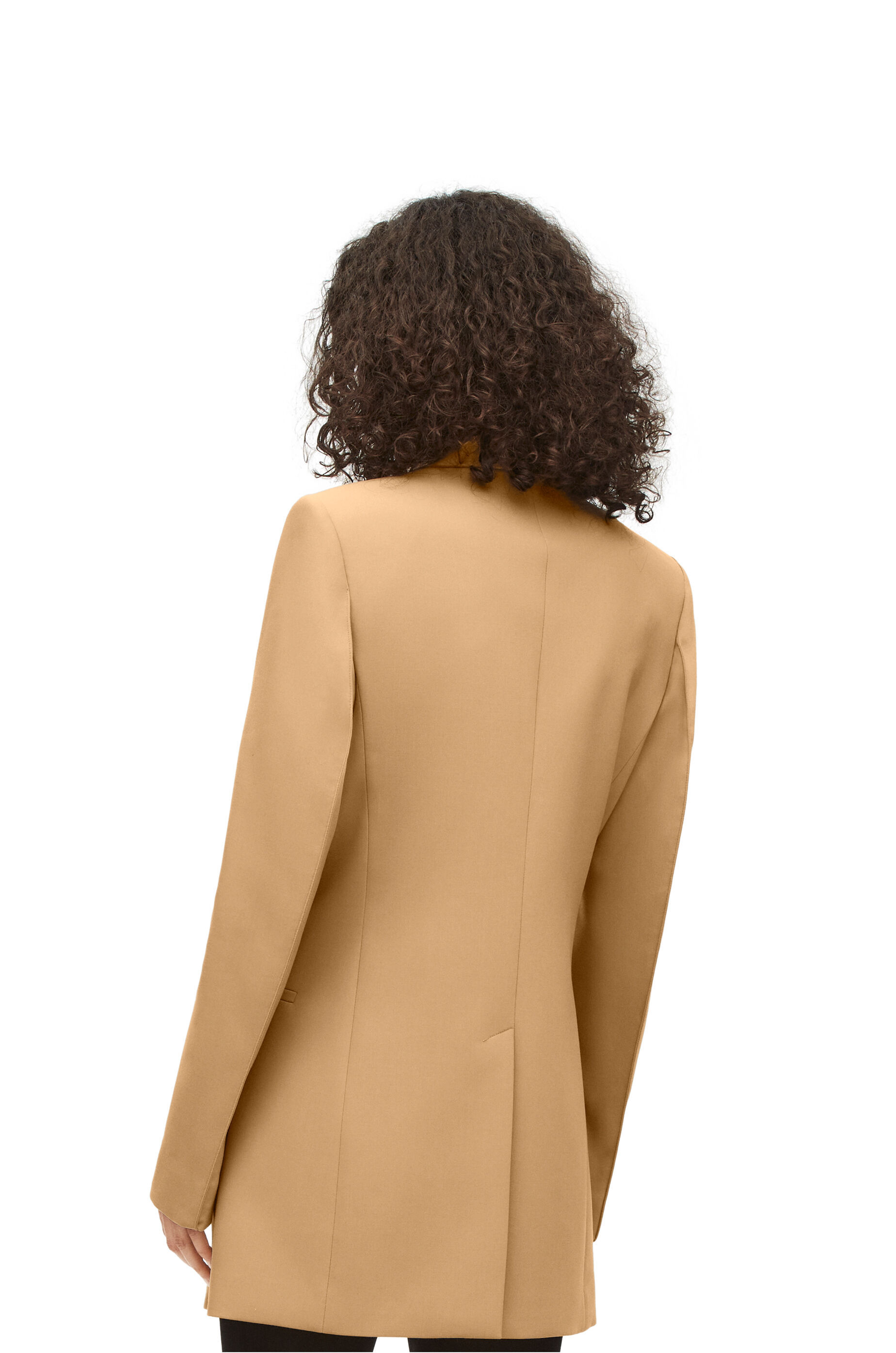 Loewe Logo Blazer In Nude