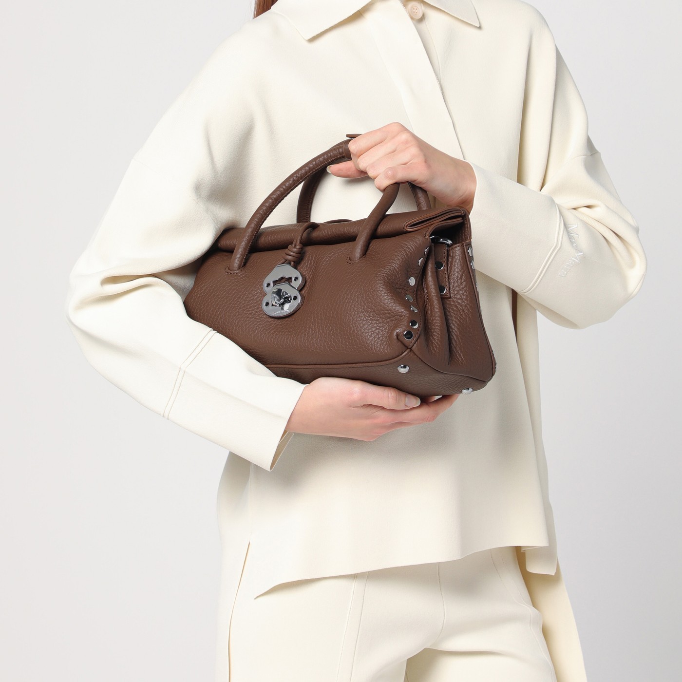 Zanellato Dotta Shoulder Bag In Brown