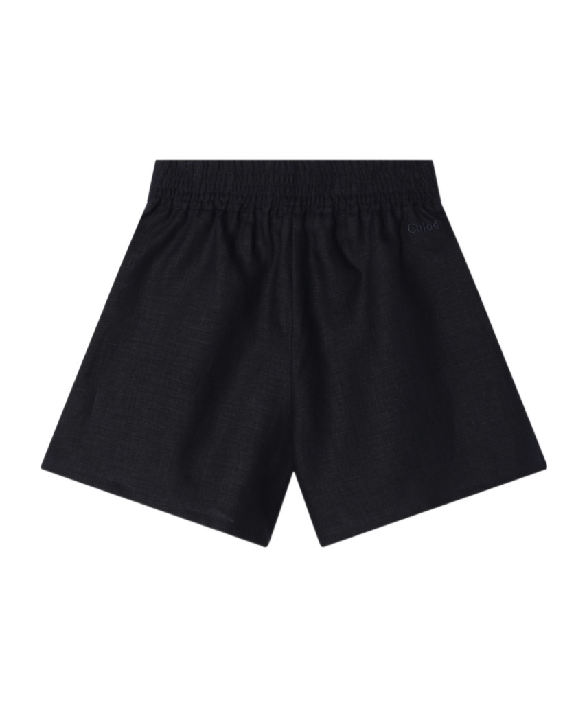 Chloé Lace Up Shorts In Black