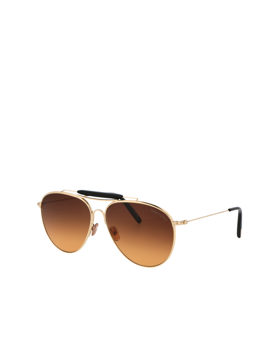 Tom Ford Tinted Pilot-frame Sunglasses In Brown