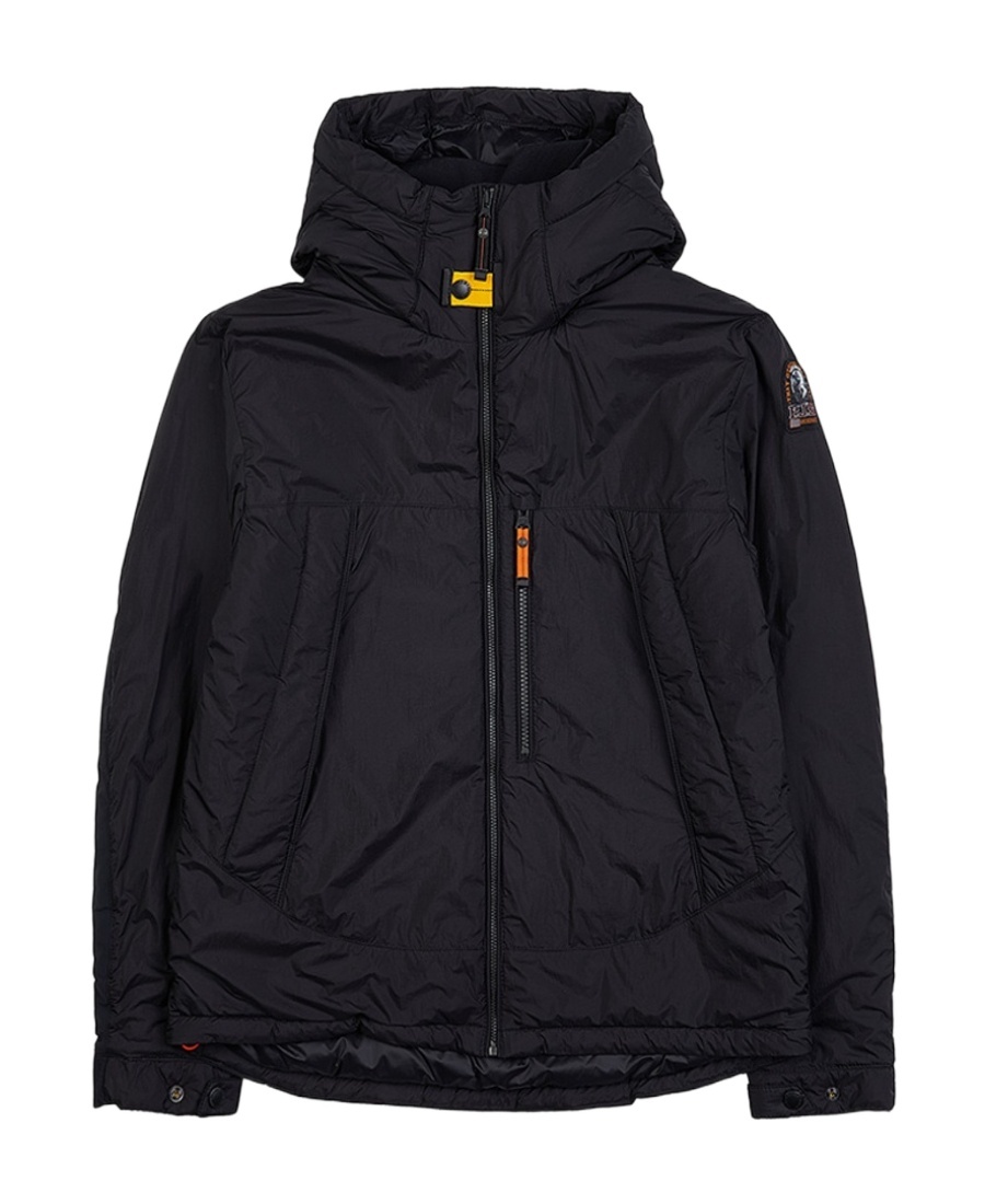 Parajumpers Hooded Cotton-padded Suit In Black