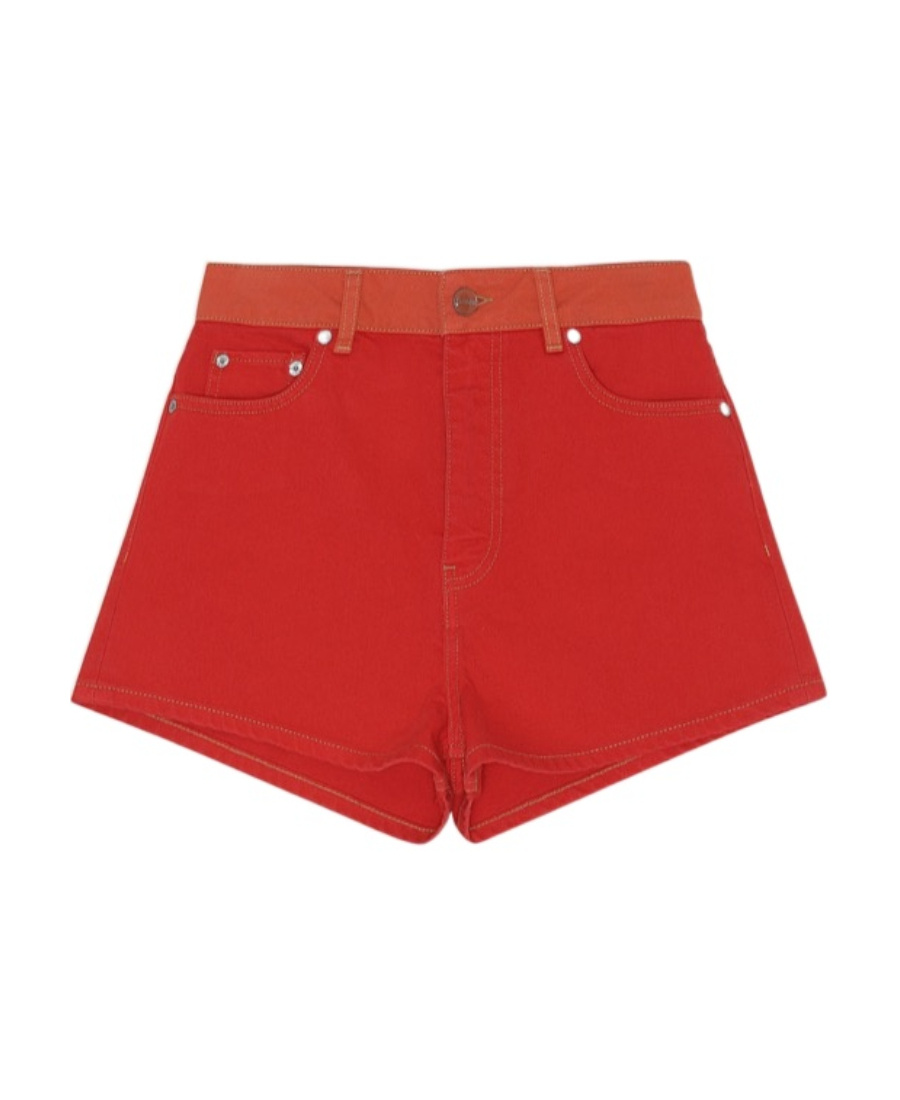 GANNI DENIM HOTPANT SHORTS