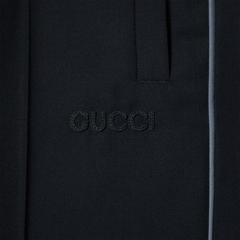 Gucci Elastic Waist Jogging Pants In Black